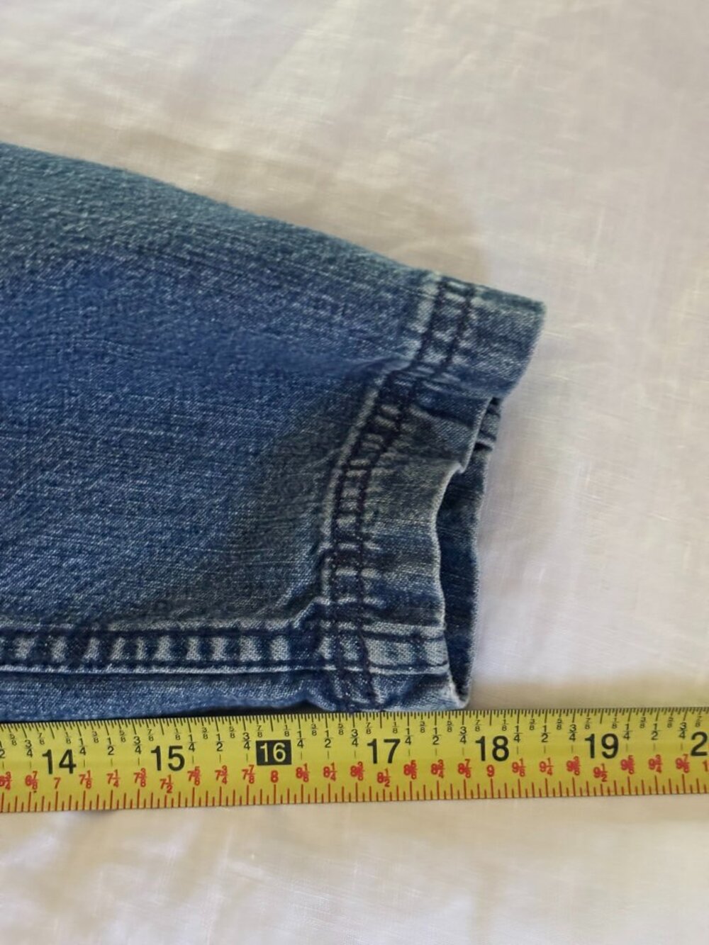 Madewell Denim Patch Pocket Chore Coat MEDIUM women jeans - Picture 11 of 14